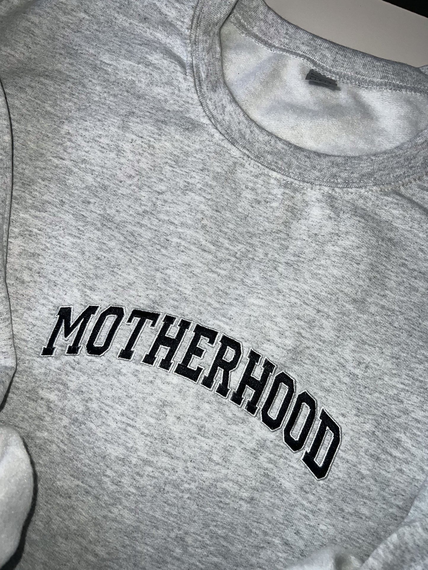 Motherhood Embroidery sweatshirt