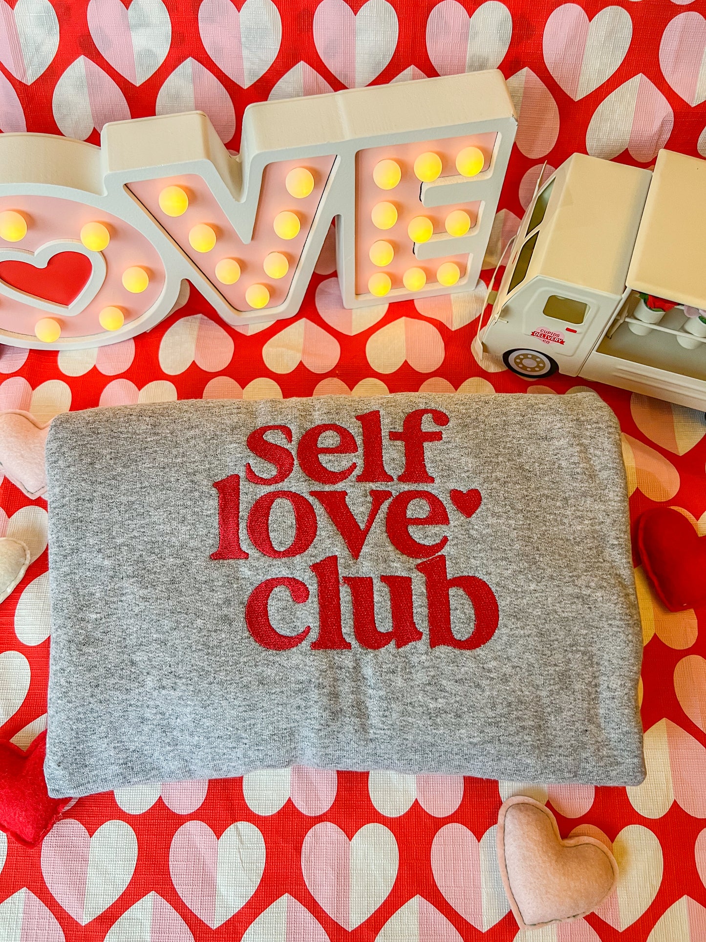 Self love Embroidered Sweatshirt