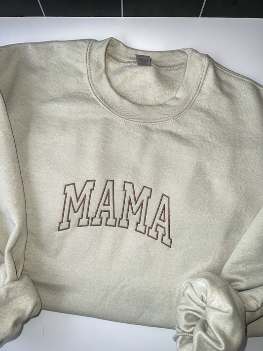 MAMA Embroidery sweatshirt