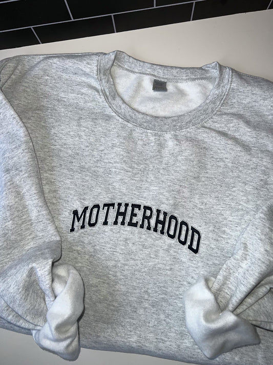 Motherhood Embroidery sweatshirt