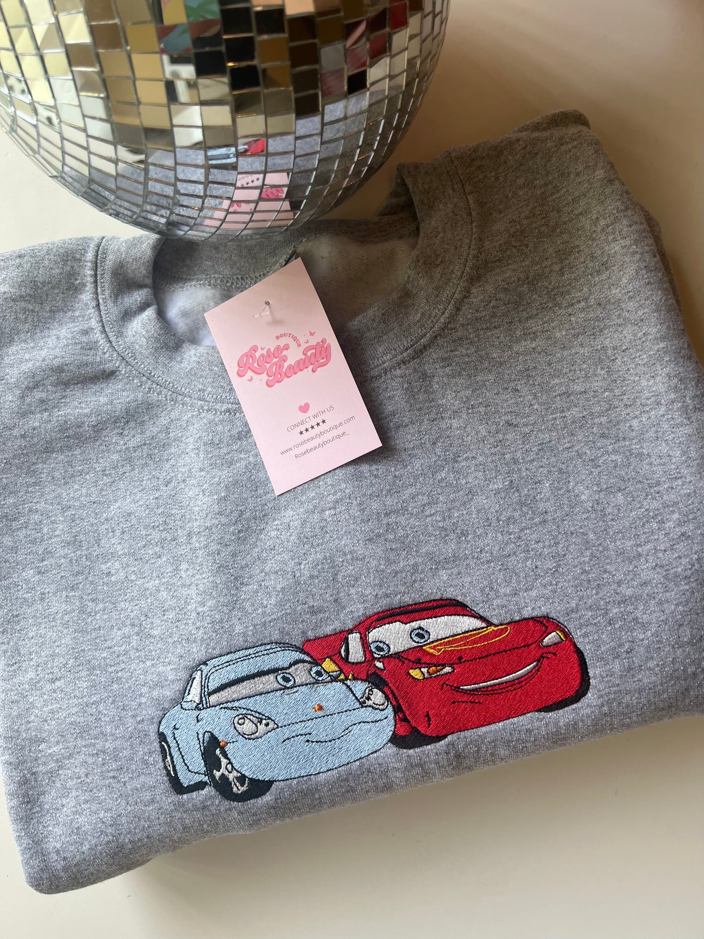 Cars Embroidered sweater